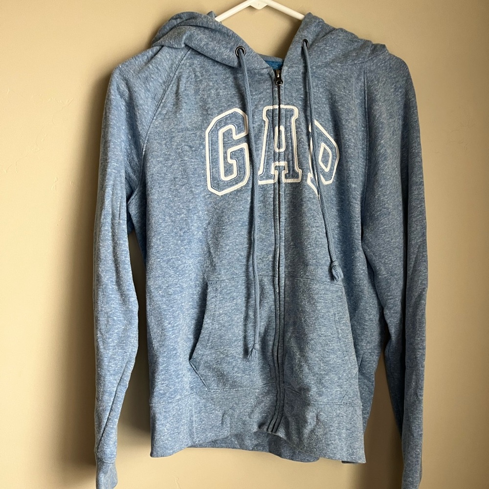 GAP Blue Zip Up Hoodie